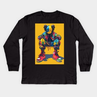 Kaws Hypebeast Duck Kids Long Sleeve T-Shirt